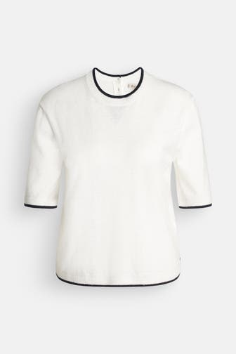 BARBOUR Strickshirt zweifarbig