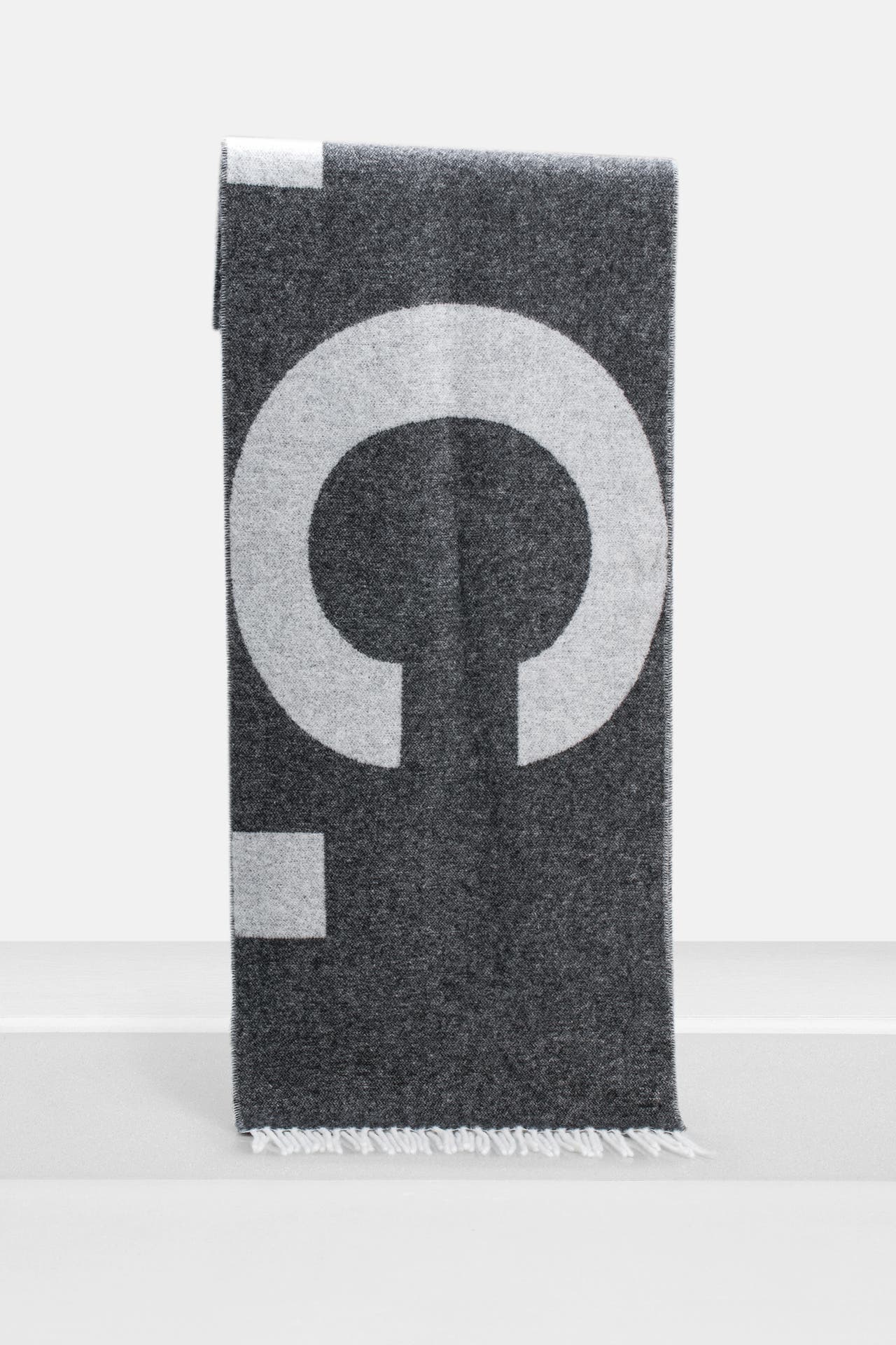 A.P.C. Woll-Schal dunkelgrau, Bild 1