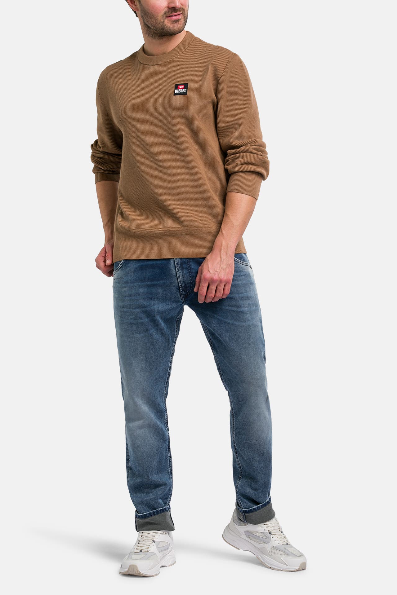 DIESEL Strickpullover hellbraun, Bild 1