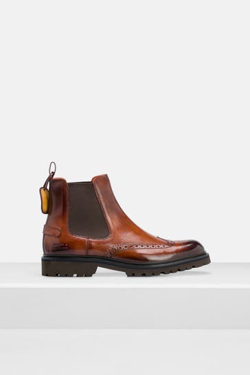 MELVIN & HAMILTON Chelsea-Boots 'Pierce 26' cognac