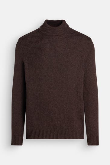 NN07 Strickpullover 'Nick' dunkelbraun