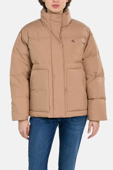 CALVIN KLEIN Daunenjacke hellbraun
