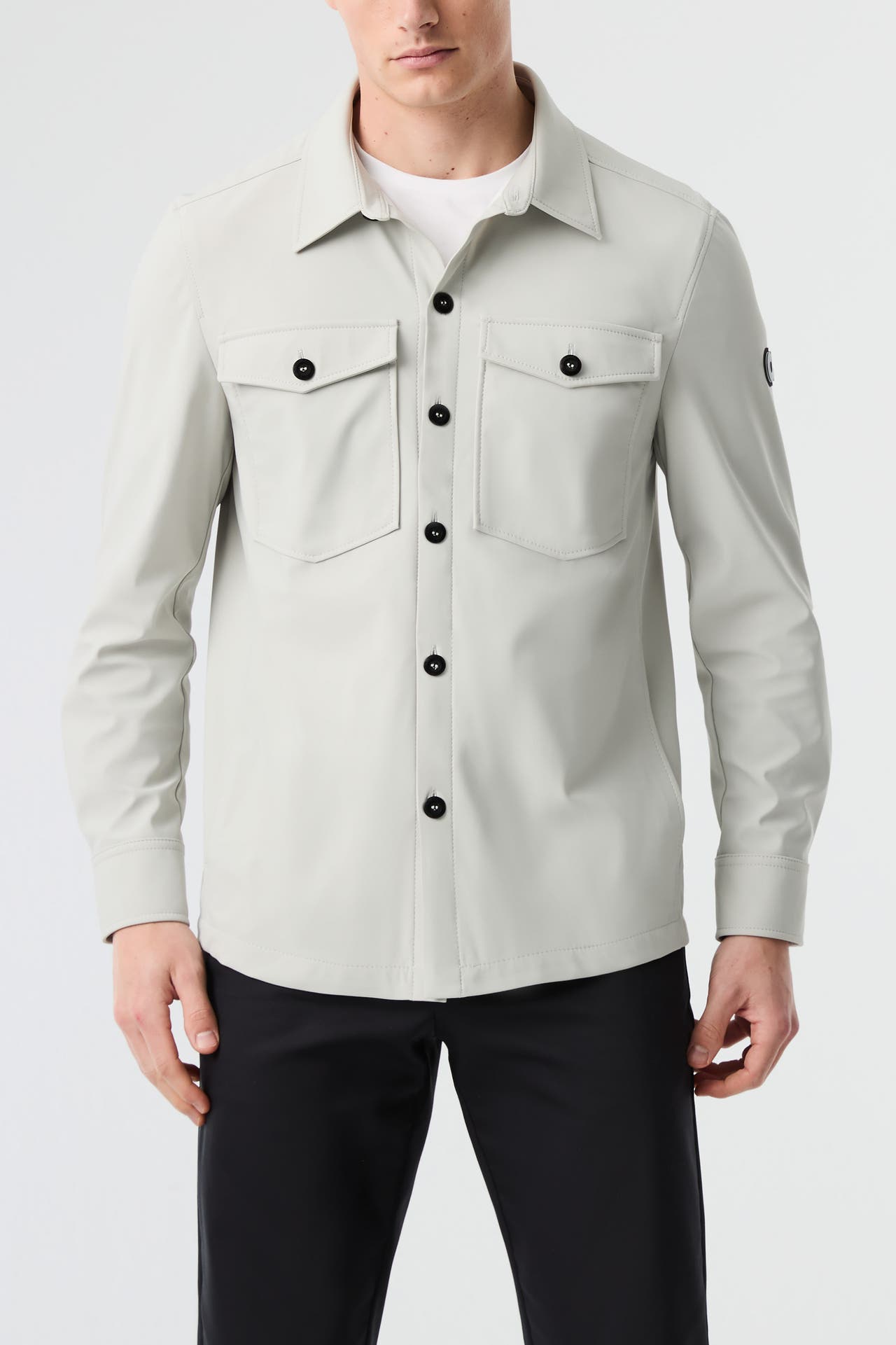ALPHATAURI Overshirt hellgrau, Bild 1