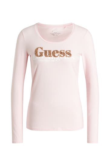 GUESS Longsleeve hellrosa