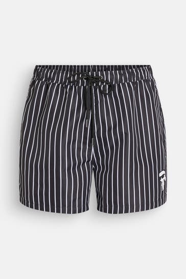 KARL LAGERFELD Badeshorts 'Ikon' zweifarbig