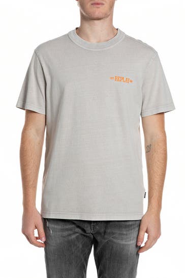 REPLAY T-Shirt hellgrau