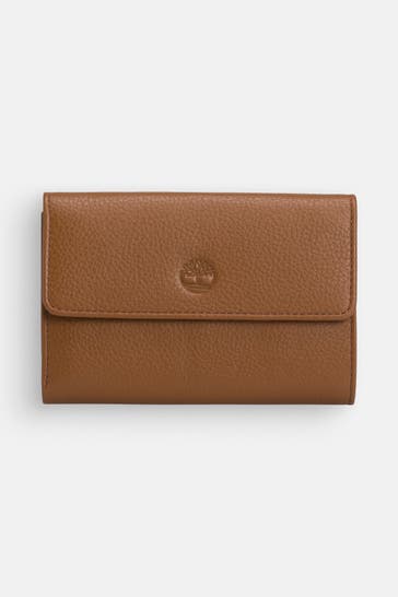TIMBERLAND Ledergeldbörse hellbraun