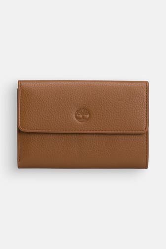 TIMBERLAND Ledergeldbörse hellbraun
