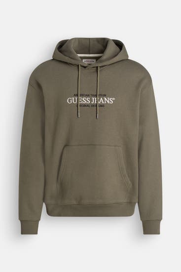 GUESS - Hoodie oliv