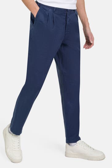 BALDESSARINI Leinenhose 'Curt' marine