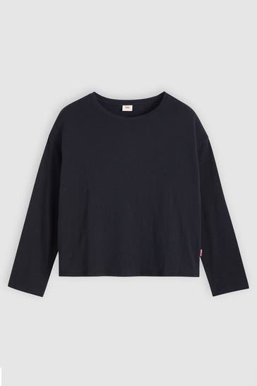 LEVI'S® Longsleeve 'Julie' schwarz