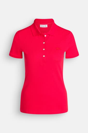 LACOSTE Polo-Shirt dunkelrot