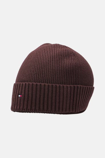 TOMMY HILFIGER Mütze dunkelbraun