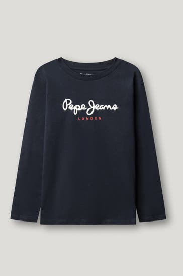PEPE JEANS Longsleeve 'New Herman' nachtblau