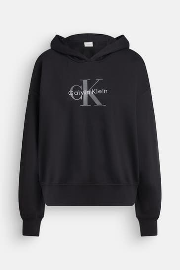 CALVIN KLEIN Hoodie schwarz