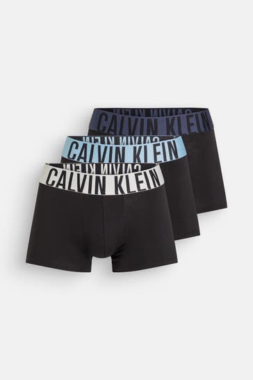 CK UNDERWEAR Pack of 3 black Boxer Shorts