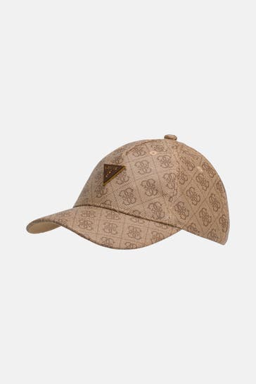 GUESS Basecap hellbraun gemustert