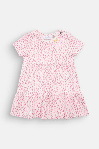 SANETTA Jerseykleid gepunktet