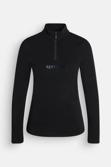 SPORTALM Fleece-Midlayer schwarz