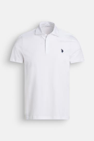 U.S. POLO ASSN. Polo-Shirt weiß