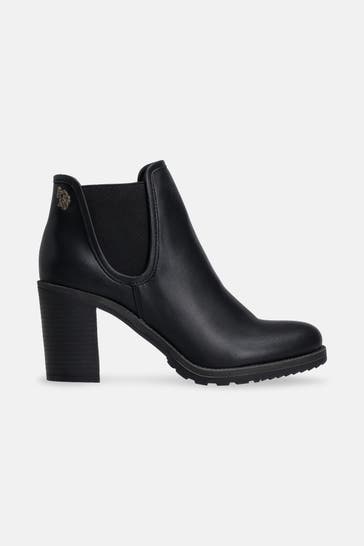 U.S. POLO ASSN. Chelsea-Boots 'Jessie' schwarz