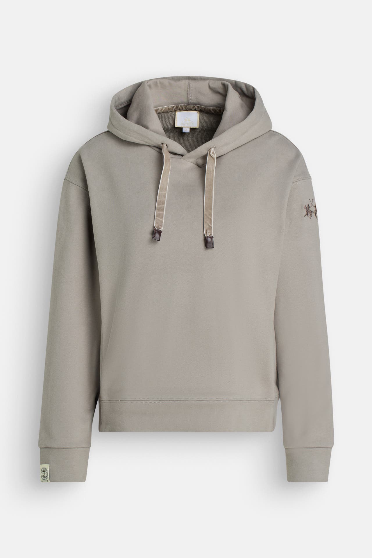 LA MARTINA Hoodie 'Bonita' steingrau, Bild 1