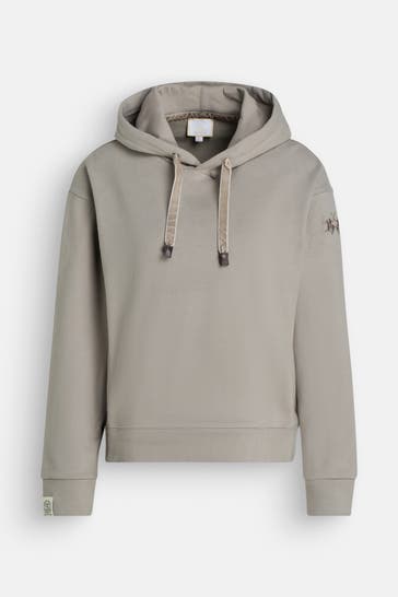 LA MARTINA Hoodie 'Bonita' steingrau