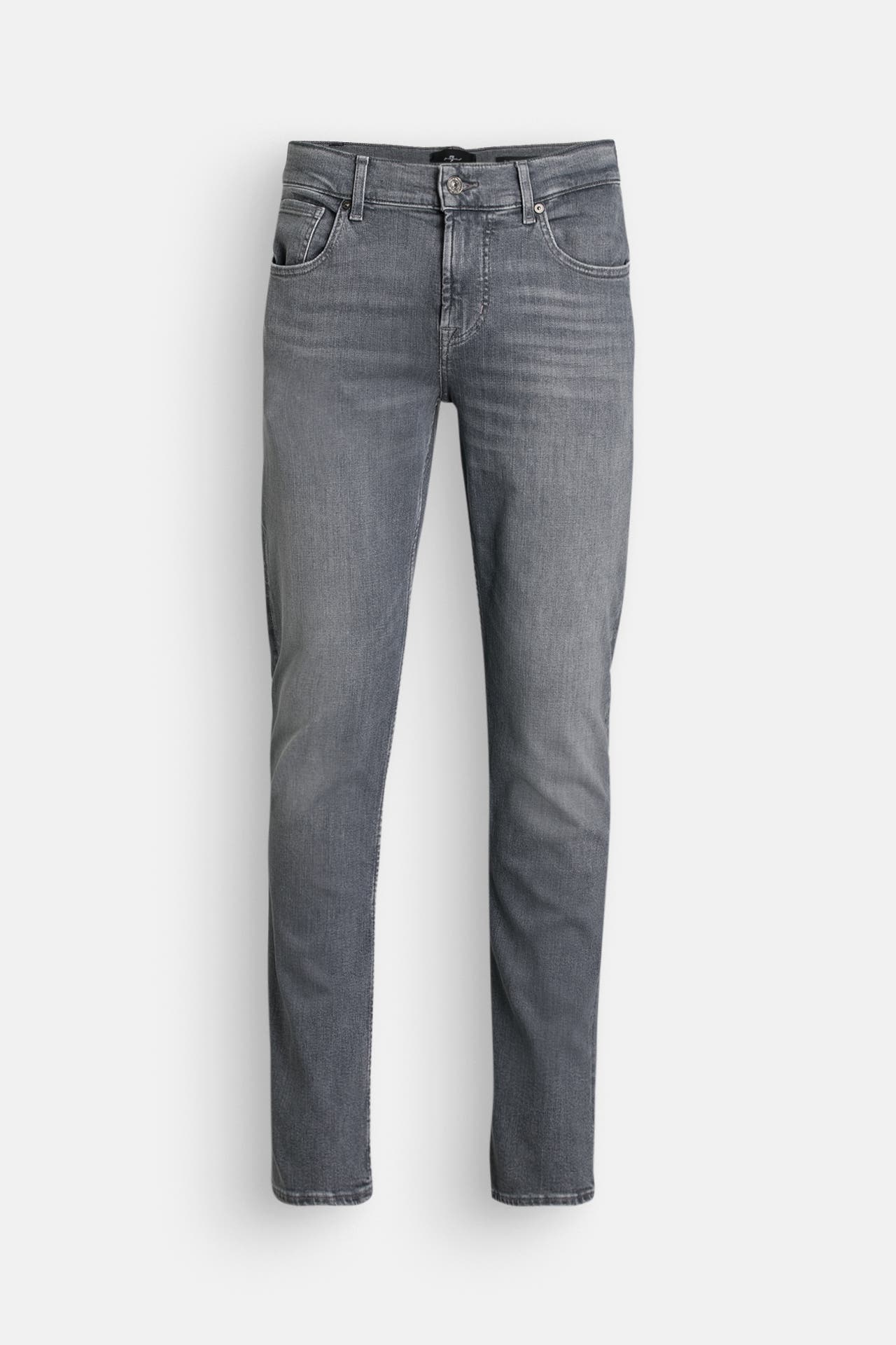 7 FOR ALL MANKIND Jeans grau slim tapered, Bild 1