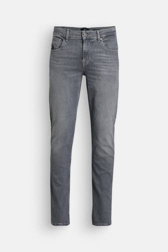 7 FOR ALL MANKIND Jeans grau slim tapered