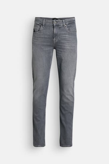 7 FOR ALL MANKIND - Jeans grau slim tapered