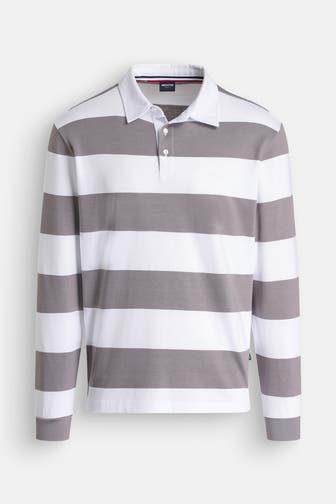 HECHTER Paris Langarm-Polo gestreift