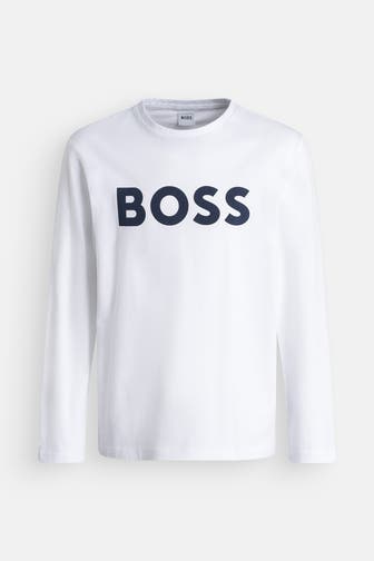 BOSS Longsleeve weiß