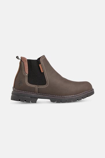 U.S. POLO ASSN. Chelsea-Boots 'Ohio' taupe