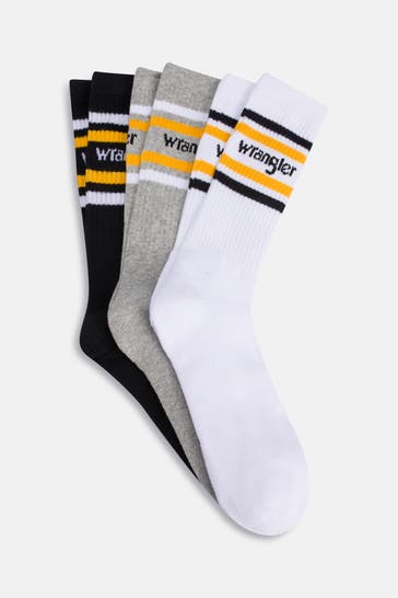 WRANGLER 3er-Pack Socken 'Mallon' mehrfarbig