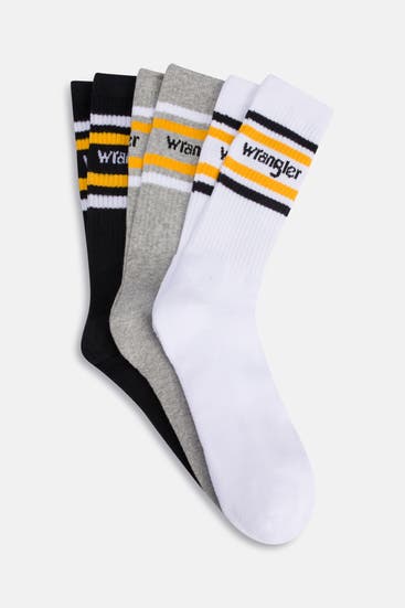 WRANGLER - 3er-Pack Socken 'Mallon' mehrfarbig