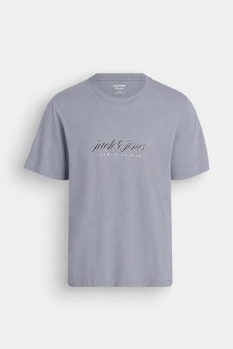 JACK & JONES T-Shirt graublau