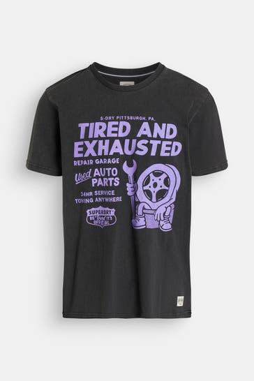 SUPERDRY T-Shirt schwarz