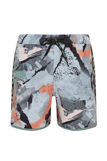 REEBOK Badeshorts 'Elias' gemustert