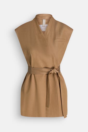 RIANI Weste camel