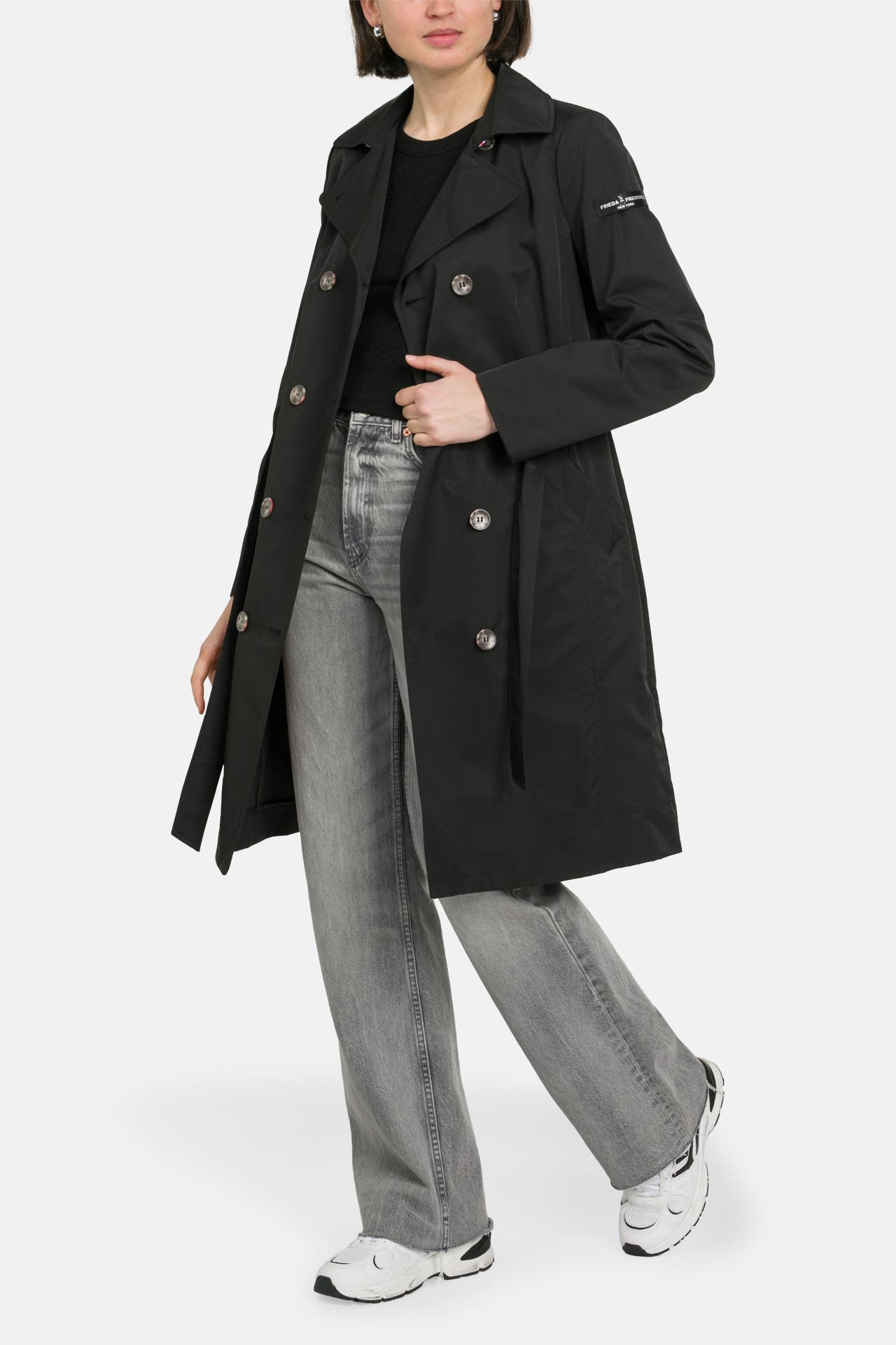 FRIEDA & FREDDIES NY Trenchcoat schwarz, Bild 1