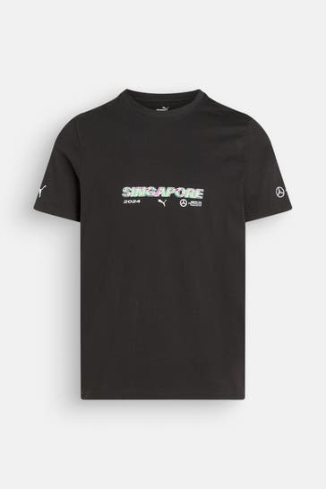 PUMA T-Shirt schwarz