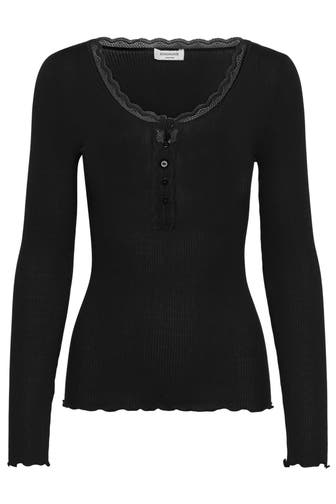 ROSEMUNDE Longsleeve schwarz