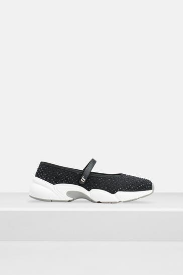 SERGIO ROSSI Ballerina-Sneaker schwarz