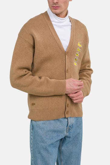 LACOSTE Cardigan camel