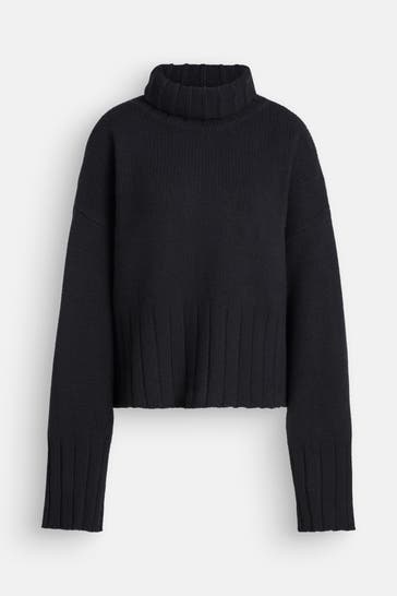 BLACK PALMS 'Sumy' black Turtleneck Sweater
