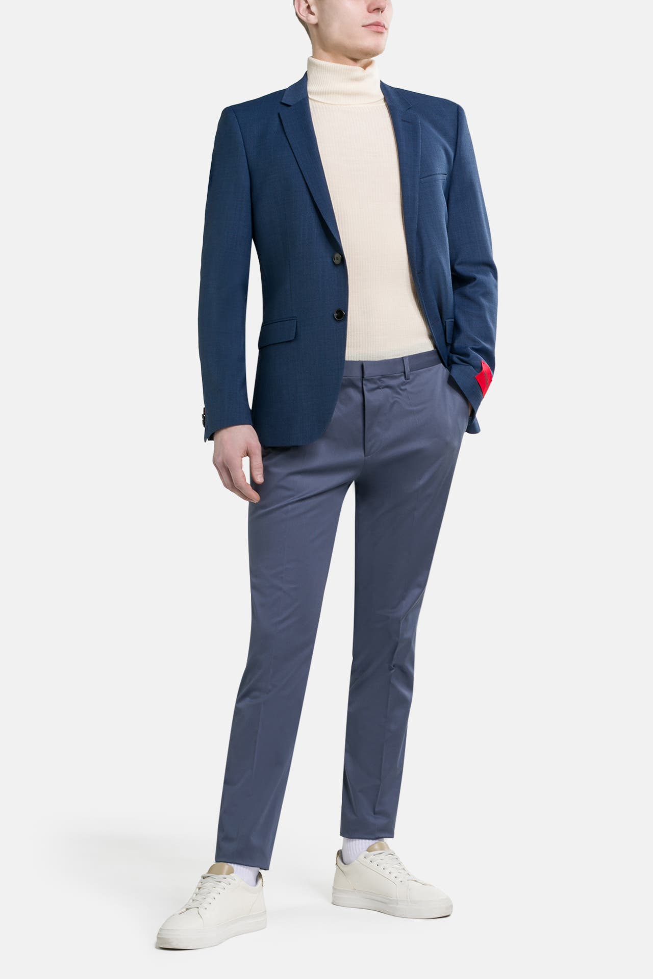 HUGO Wollmix-Sakko navy, Bild 1