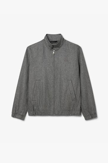 LACOSTE Wollmix-Blouson grau