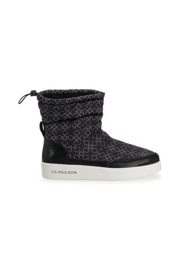 U.S. POLO ASSN. Winterstiefel 'Vegy' nachtblau gemustert