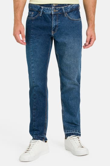 DESIGUAL Jeans dunkelblau straight
