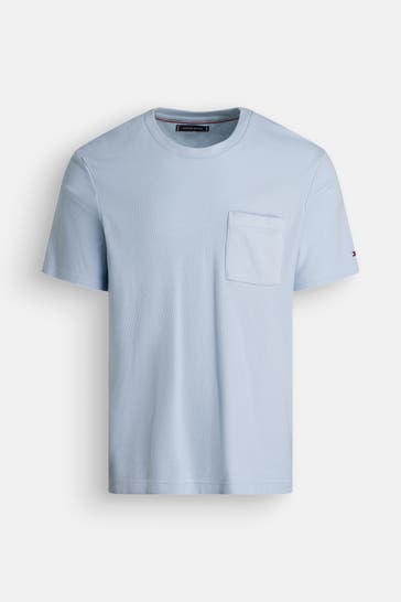 TOMMY HILFIGER T-Shirt hellblau